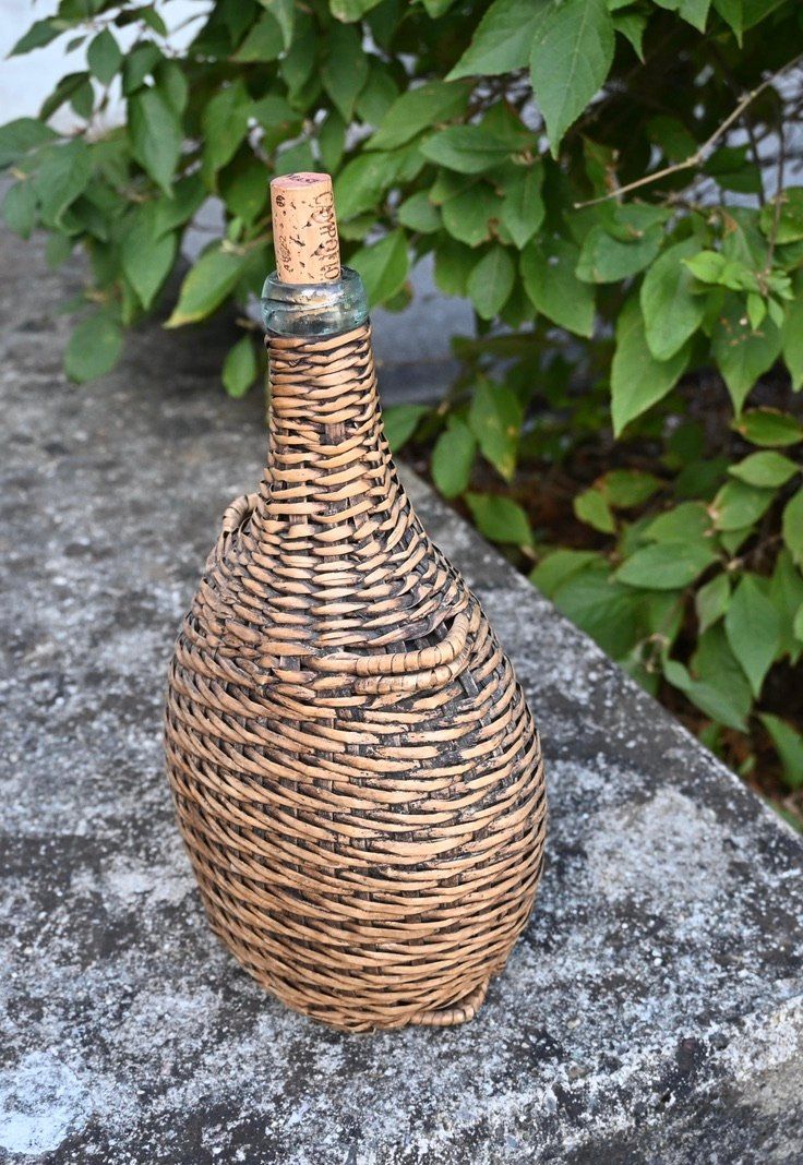 Bottiglie: antike Korbflasche Höhe ca. 29cm – Usato da Pfaffhausen venduto da mono_rec 3