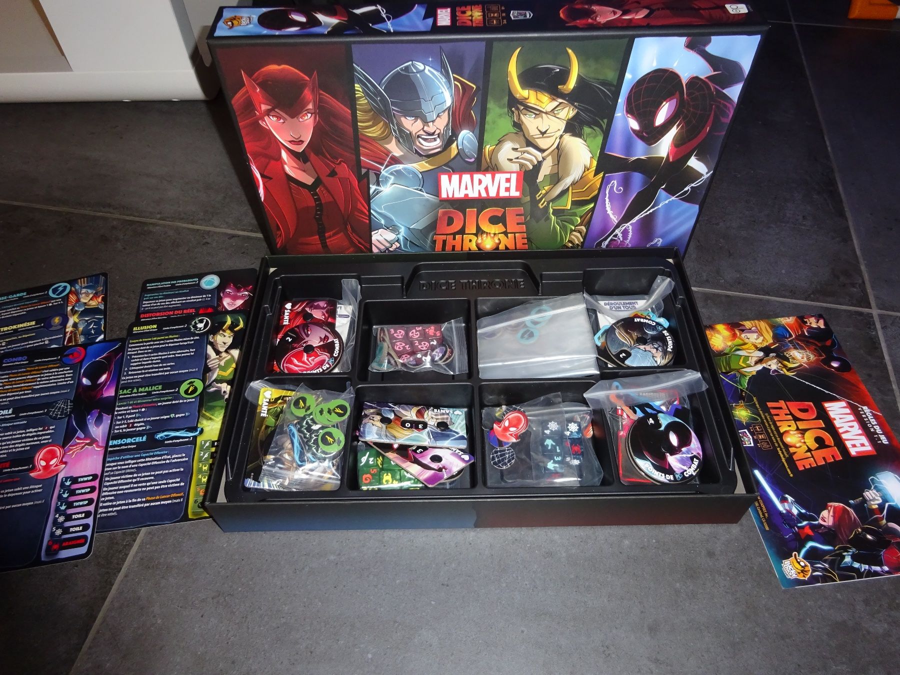 Giochi: Jeux de société MARVEL DICE THRONE – Nuovo (secondo la descrizione) da Sierre venduto da sud_fg5q 1