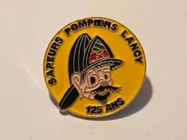 1 Pin Sapeurs Pompiers Lancy 125 Ans