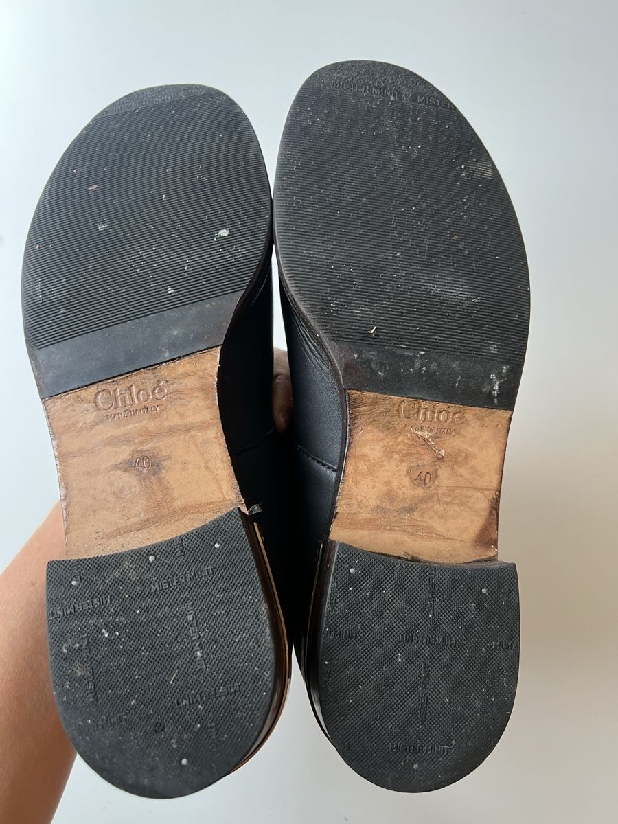 Chloé Damenschuhe: Chloé Lederstiefel Schwarz Grösse 40 – Gebraucht aus Zürich von Honeybee7 2