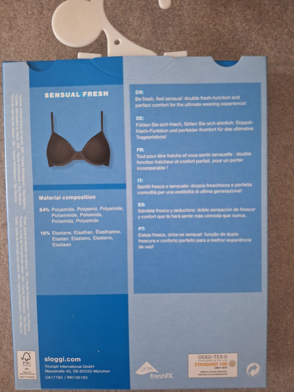 Sloggi Altra biancheria intima: BH: Marke sloggi – Nuovo e nell'imballaggio originale da Mühlethal venduto da prackendorf 2