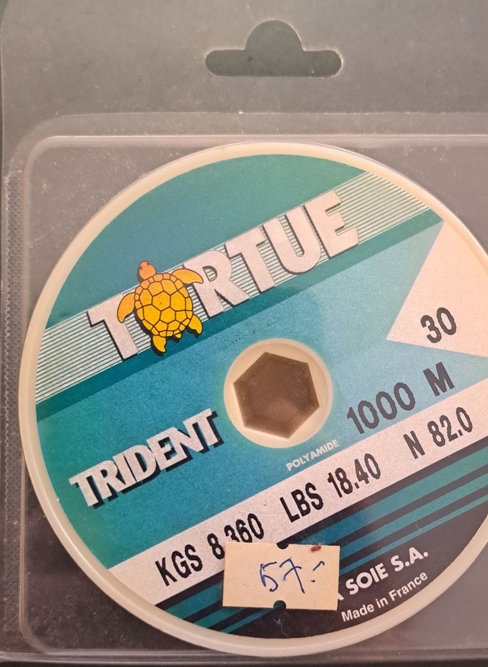 Fili: Tortue Trident 1000 m. 0,30 mm – Nuovo e nell'imballaggio originale da Fribourg venduto da versus702 1