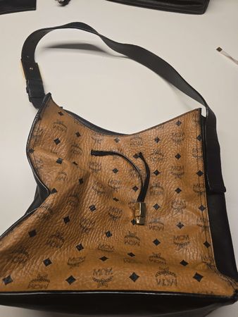 MCM Handtasche Shopper Vintage Leder braun