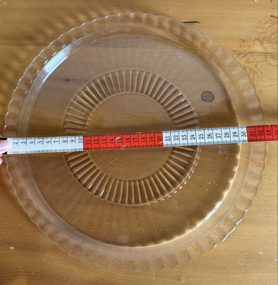 Piatti di portata: Tortenplatte aus Glas – Usato da Rickenbach Sulz venduto da pbf9 2