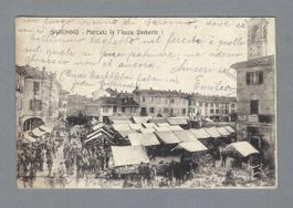 SARONNO, 0 1912, MERCATO, RARO PRIMO PIANO.