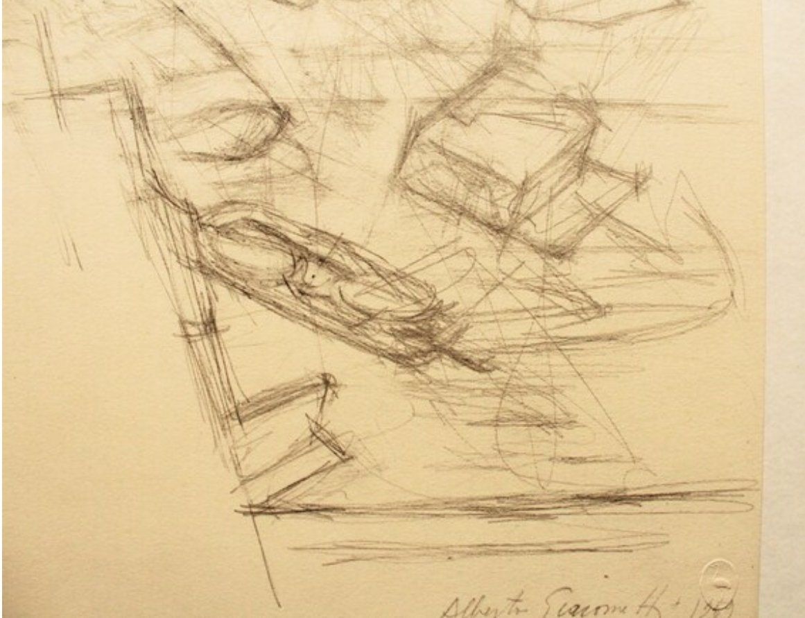 Arts picturaux & lithographies: Alberto Giacometti, Vintage Lithographie – D'occasion à Ponte Tresa par 11GalleriaAlterEgo11 7