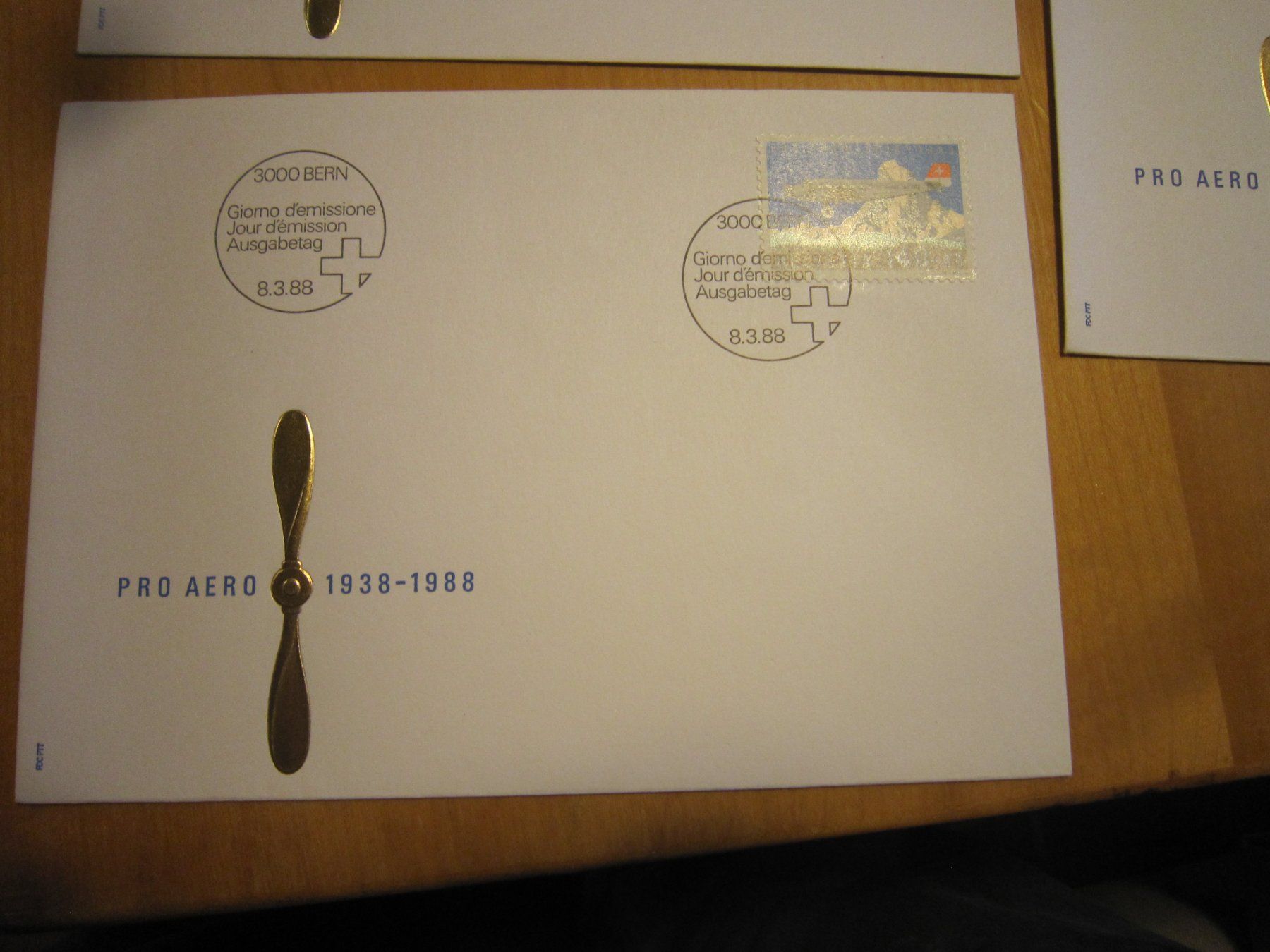 Alle Briefmarken: CH 1988 FDC Serie einzeln und 4er – Gebraucht aus Gordola von Polentaefung 2