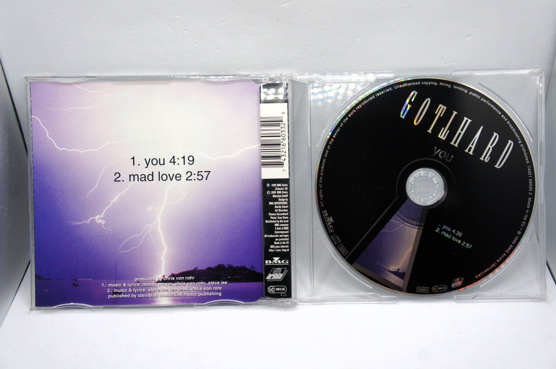 CDs: rare Single CD: Gotthard - You – D'occasion à Ernetschwil par luisvonerni 2