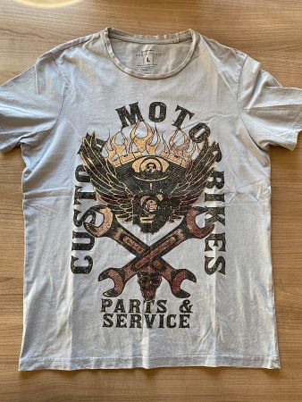 NEU** Custom Motorbikes Shirt - L - Metallnieten