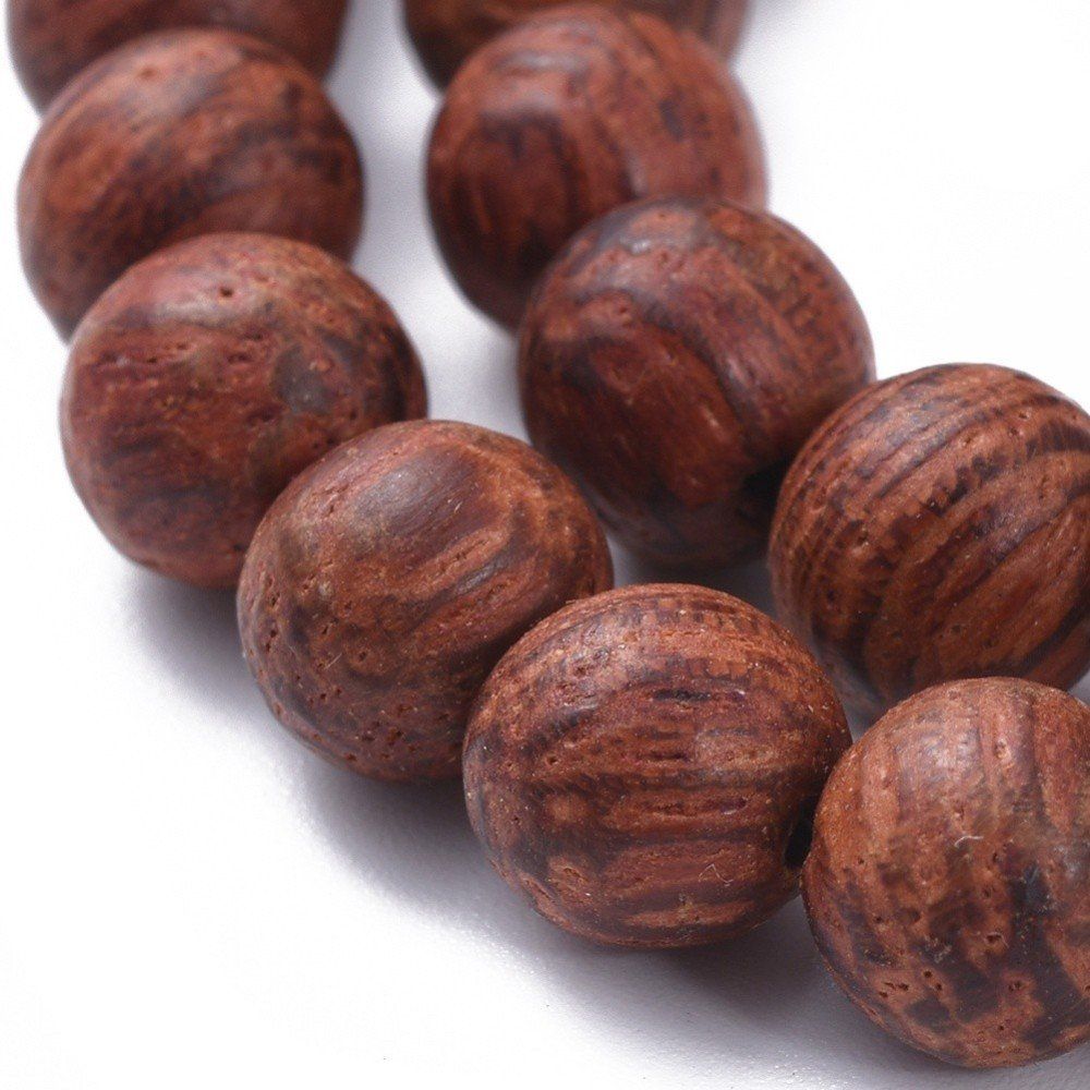 Perle (finte): Perlen Drachenbaum Holz  6mm   1 Strang – Nuovo (secondo la descrizione) da Alpnachstad venduto da perlengaby 1