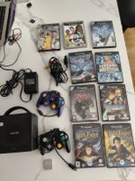 Nintendo GameCube Konsole schwarz mit 8 TOP Spielen