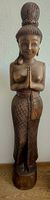 Handgeschnitzte Tropenholz Holzstatue  asiatische Figur