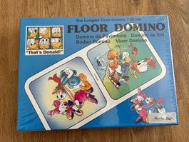 🦆 Vintage Disney Donald Duck Boden-Domino – neu & originalv