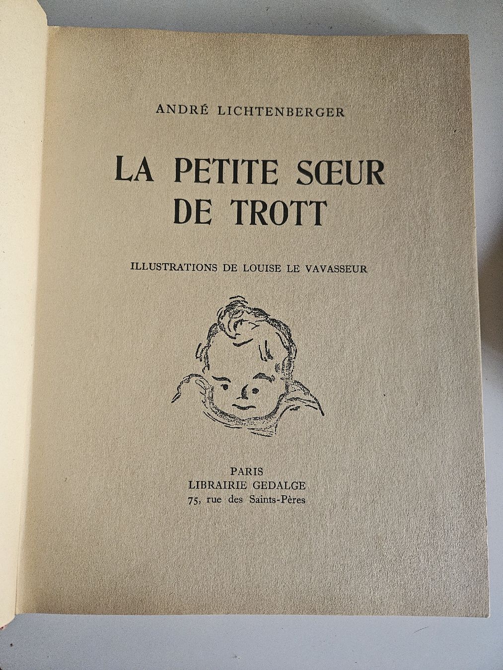 Libri: La petite soeur de Trott 1956 – Usato da Thônex venduto da lacomtessedesfees 1