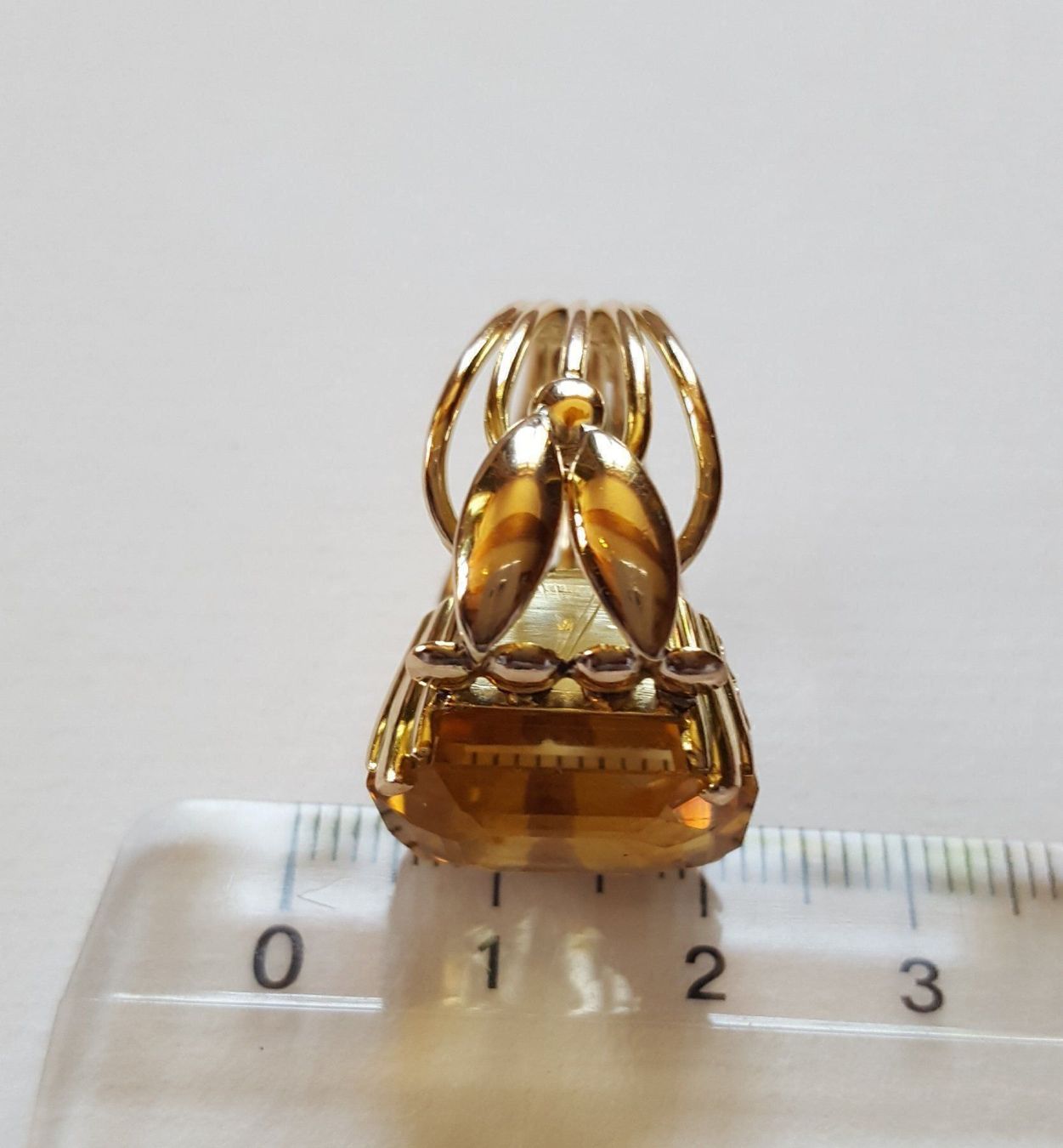 Ringe: Massiv Unikat 585 Gold Ring Mit Citrin – Gebraucht aus Wald ZH von Aniade 2