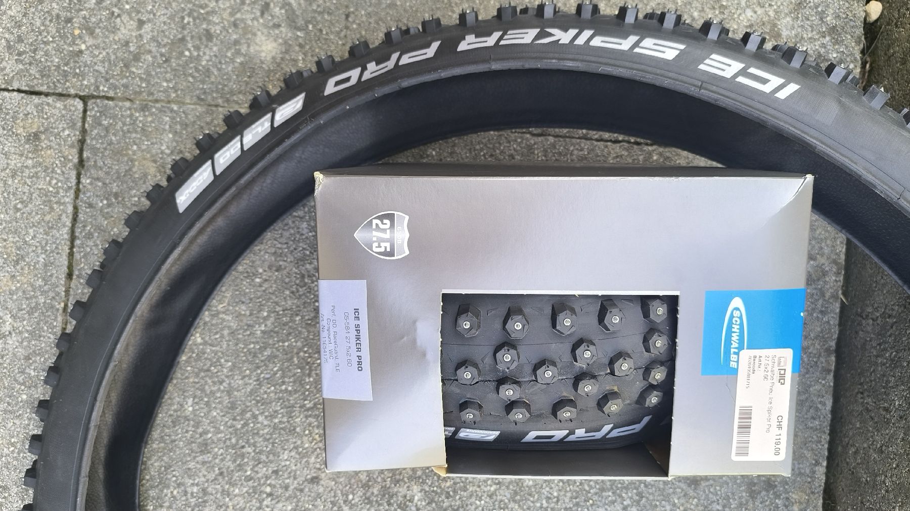 Pezzi di ricambio: Velo Pneu Spike  – Nuovo (secondo la descrizione) da St.Erhard venduto da himmelblau21 1