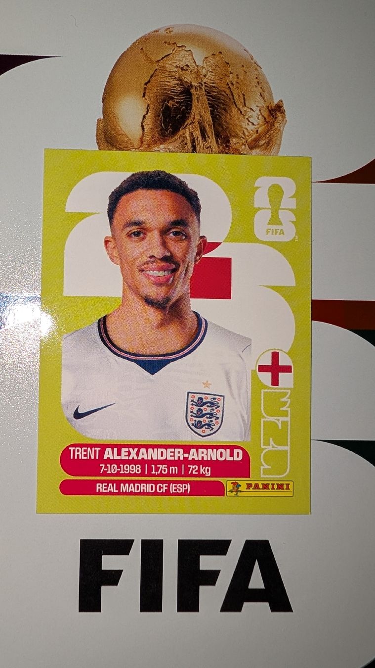 Panini Carte collezionabili: Trent Alexander-Arnold ENG6 – Nuovo e nell'imballaggio originale da Zürich venduto da iva_tfq5