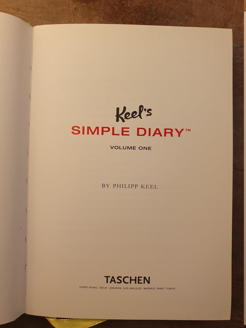 Libri: Keels simple Diary - Philipp Keel – Usato da Zürich venduto da loosebone 1