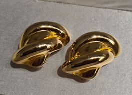 Pierre Lang Eleganete goldene Ohrclips