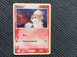 Pokemon Fukano Reverse Holo EX Fire red leaf green 2004