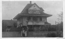 Alte Ansichtskarte Burgdorf, Privathaus, 1925, Rarität