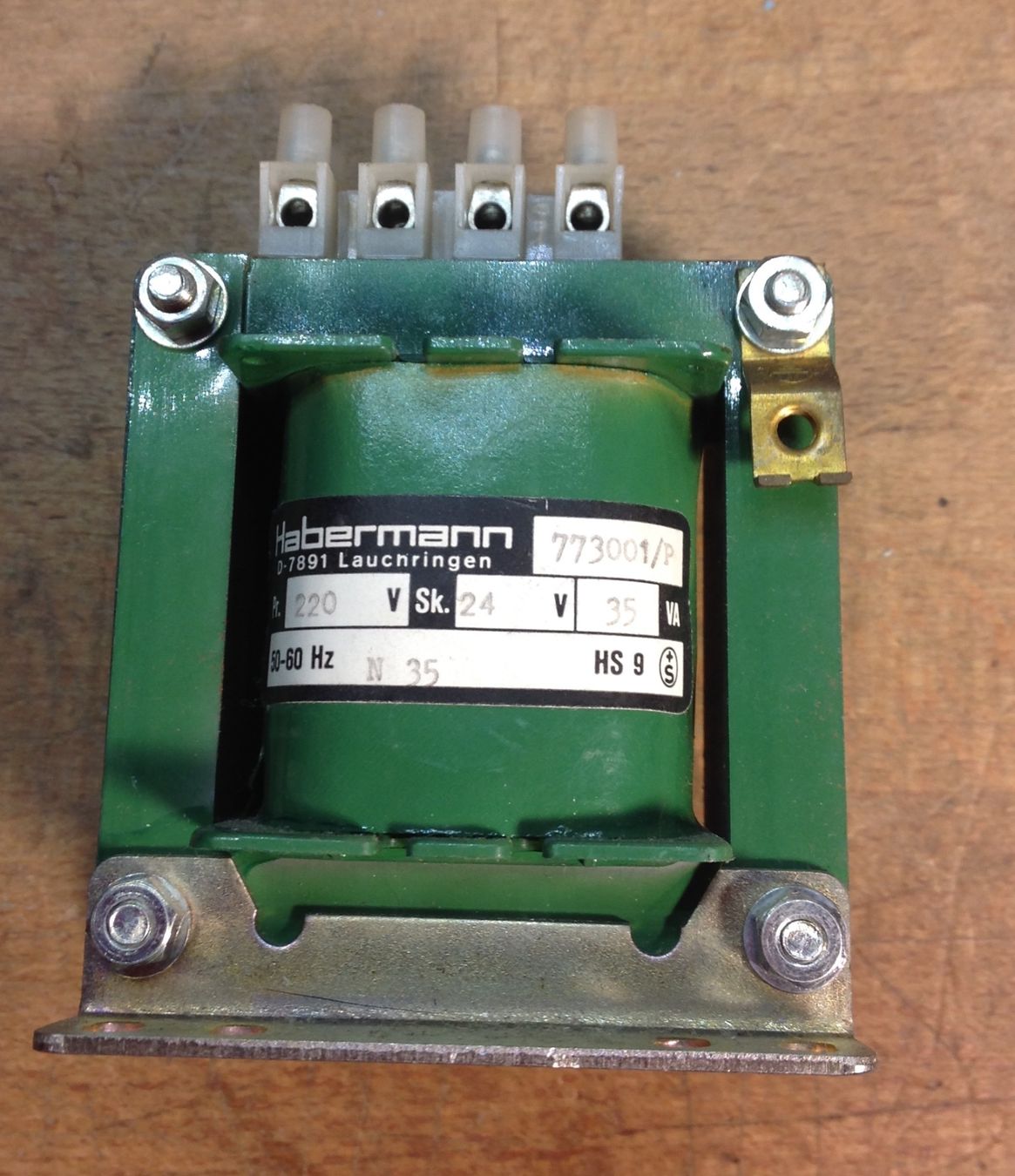 Componenti elettronici: Trasformatore Habermann 773001/P 220V 24V 35VA – Usato da Riva San Vitale venduto da ramarro57