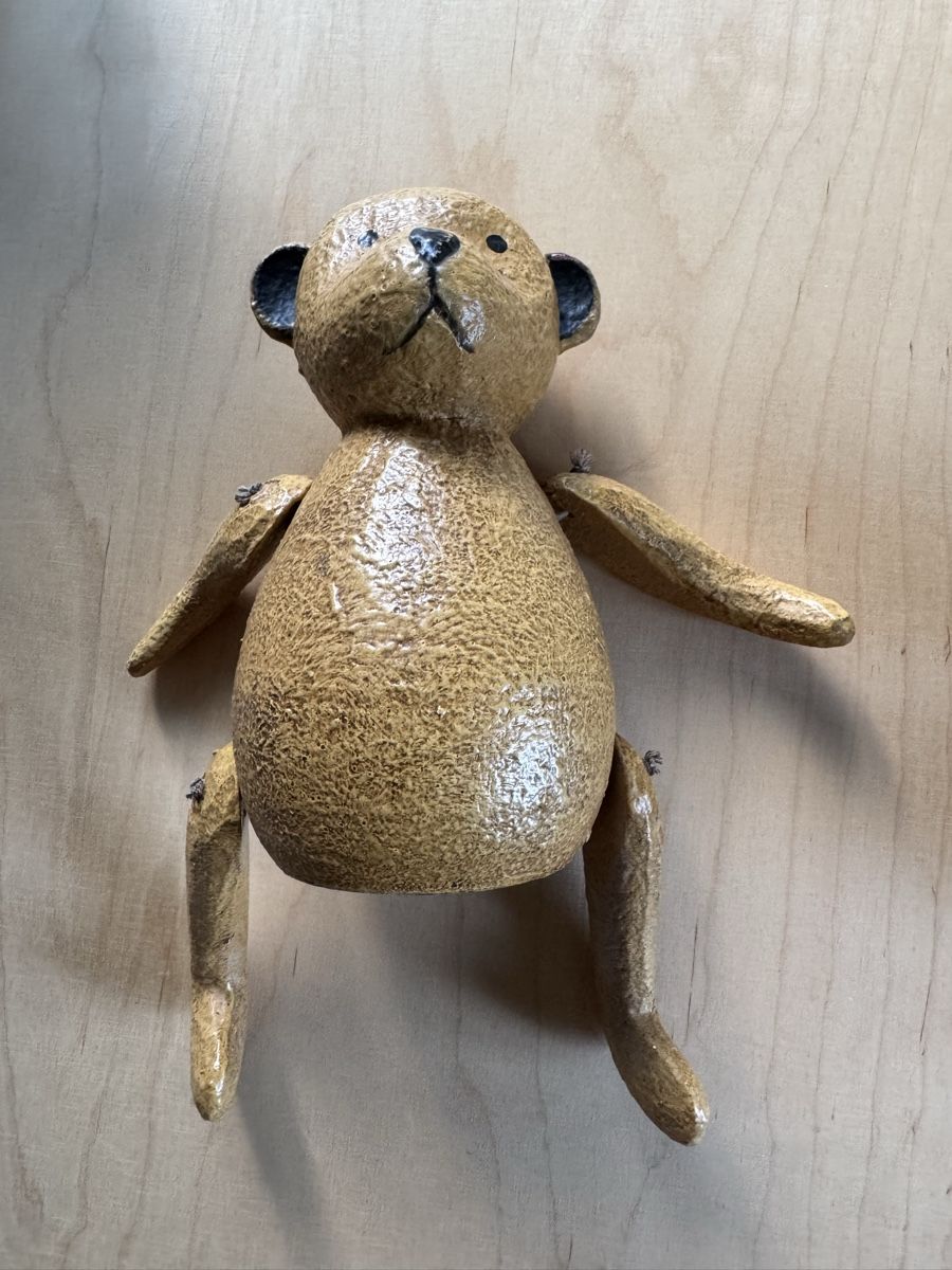 Statuette: Teddybär mit beweglichen Armen & Beinen – Usato da Zürich venduto da bergi777 3