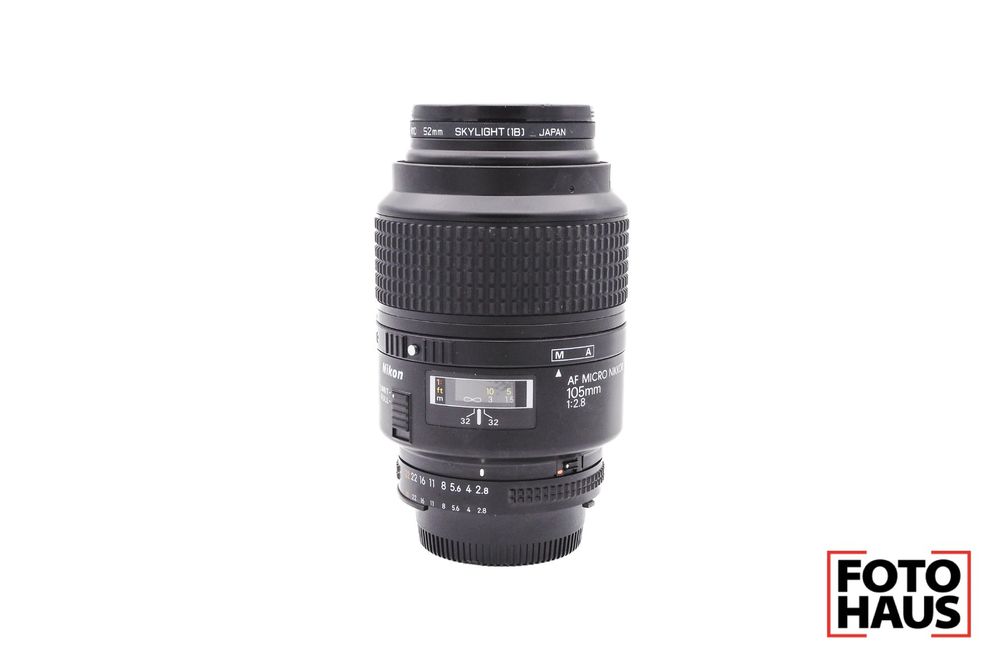 Macro Black NIKON AF-S VR Micro-Nikkor 105 mm f/2.8G IF-ED Len, E Mount