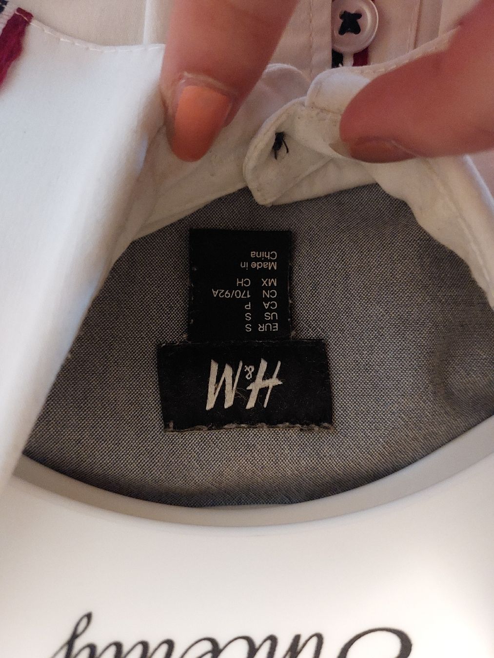 H&M Chemises: hemd weiss grösse S – Défectueux à Gwatt (Thun) par B.D.999 2
