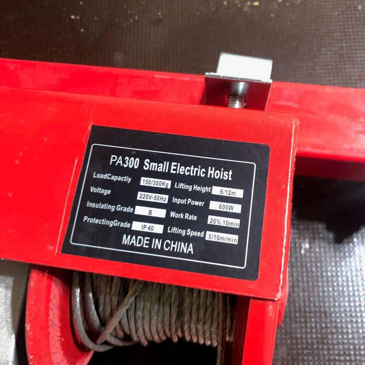 KEESUNG Elektrische Seilwinde, Elektrischer Flaschenzug Seilzug Motorwinde Seilhebezug Seilwinde Kran Geruest Hebewinde Garagenseil Aufzug Fur Werkstaetten, Garagen Und Fabriken (800kg) 4677706807
