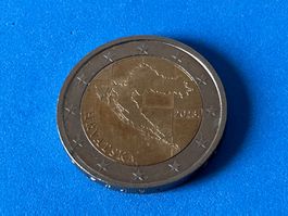Croatia - 2 Euro (2nd map) 2023