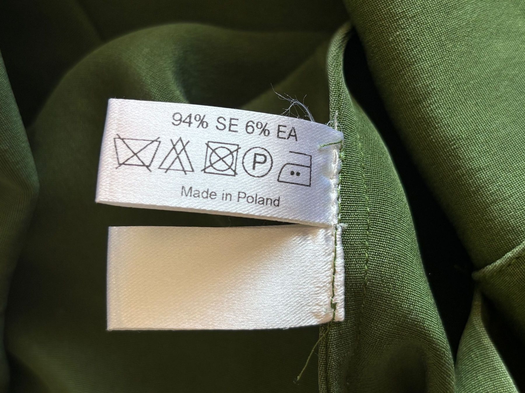 Vestiti: LIEBIG grünes Seidenkleid Gr. 42 – Usato da Zürich venduto da missmodernage 8