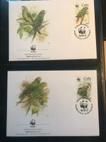 Kuba 1998 Satz WWF Kubasittich Ersttagsbriefe