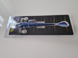 Montierte Gummifisch Baby Spin Cat Blau/Grau 19cm 150gr Neu