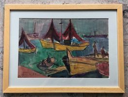 Carl Walter Liner (CH) 1914-1997 - Aquarell von 1952