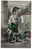 Knabe mit Bierkrug, Hofbräuhaus, Bier, Kitschkarte um 1920