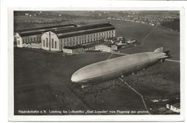 Friederichshafen (D) Landung Luftschiff "Graf Zeppelin" 1931