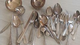 Lot diverses Silberbesteck