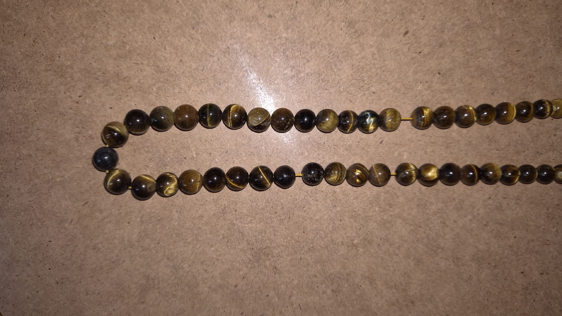 Catenine: Kette Schmuck Tigerauge Edelstein  – Usato da Kölliken venduto da MissesBossTop1 1