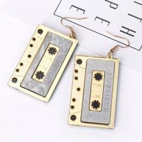 Ohrringe Gold "Tape"