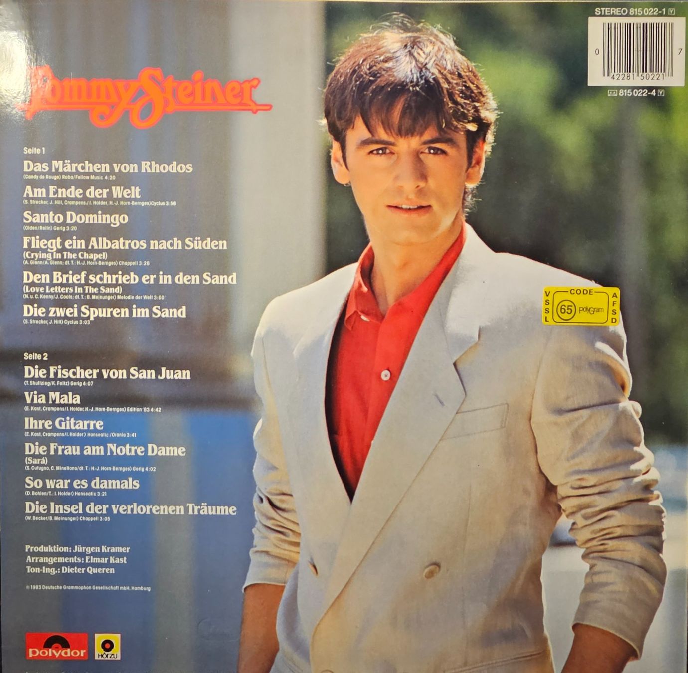 Schallplatten: Tommy Steiner – Tommy Steiner – Gebraucht aus Wahlen b. Laufen von Cg10 1