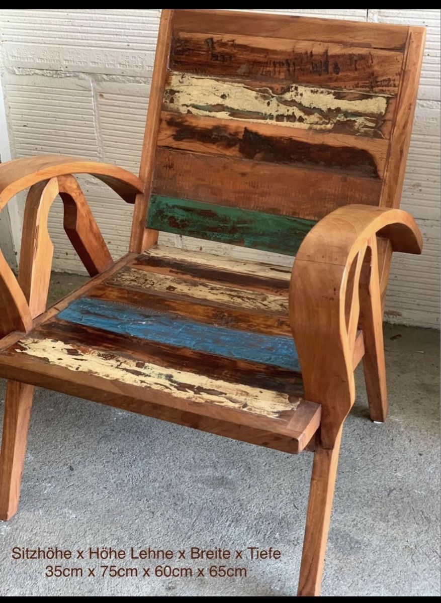 Pfister Poltrone: Massiver Sessel aus Holz – Nuovo (secondo la descrizione) da Meggen venduto da nad_w7yn