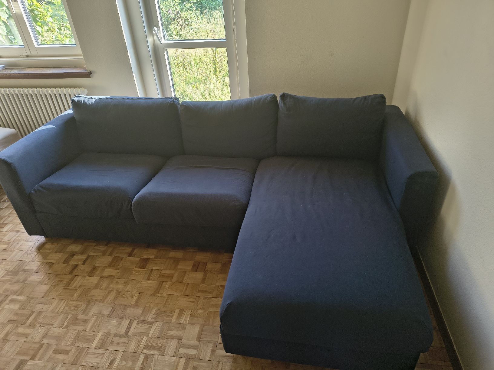 Divani: Sofa Dark Blue L-Shape – Usato da Zürich venduto da mar_q8vb 1