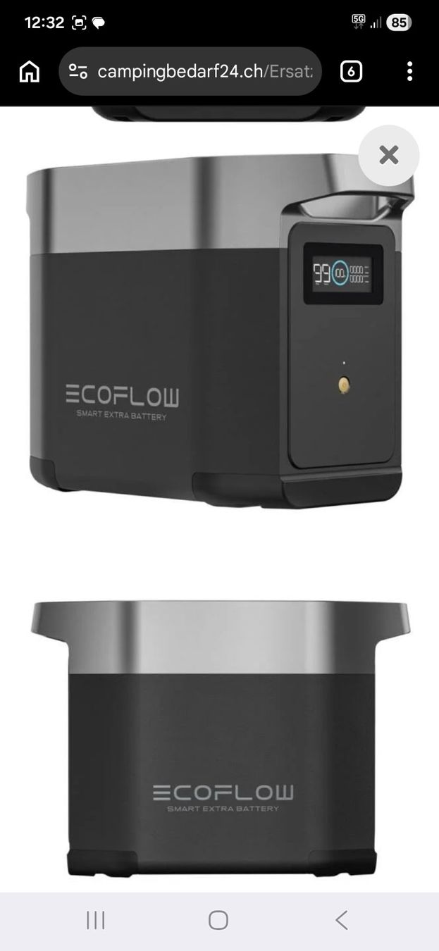 Ecoflow Batterie: EcoFlow Delta 2 Zusatzbatterie – Nuovo (secondo la descrizione) da Uetendorf venduto da loc_xpk5 1