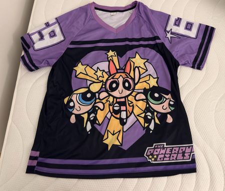 The Powerpuff girls oversize baseball T-shirt