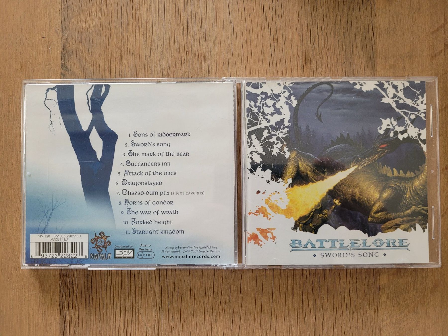 CD: CD Battlelore - Sword`s Song, 2003 – Usato da Nebikon venduto da Harley-Davidson01