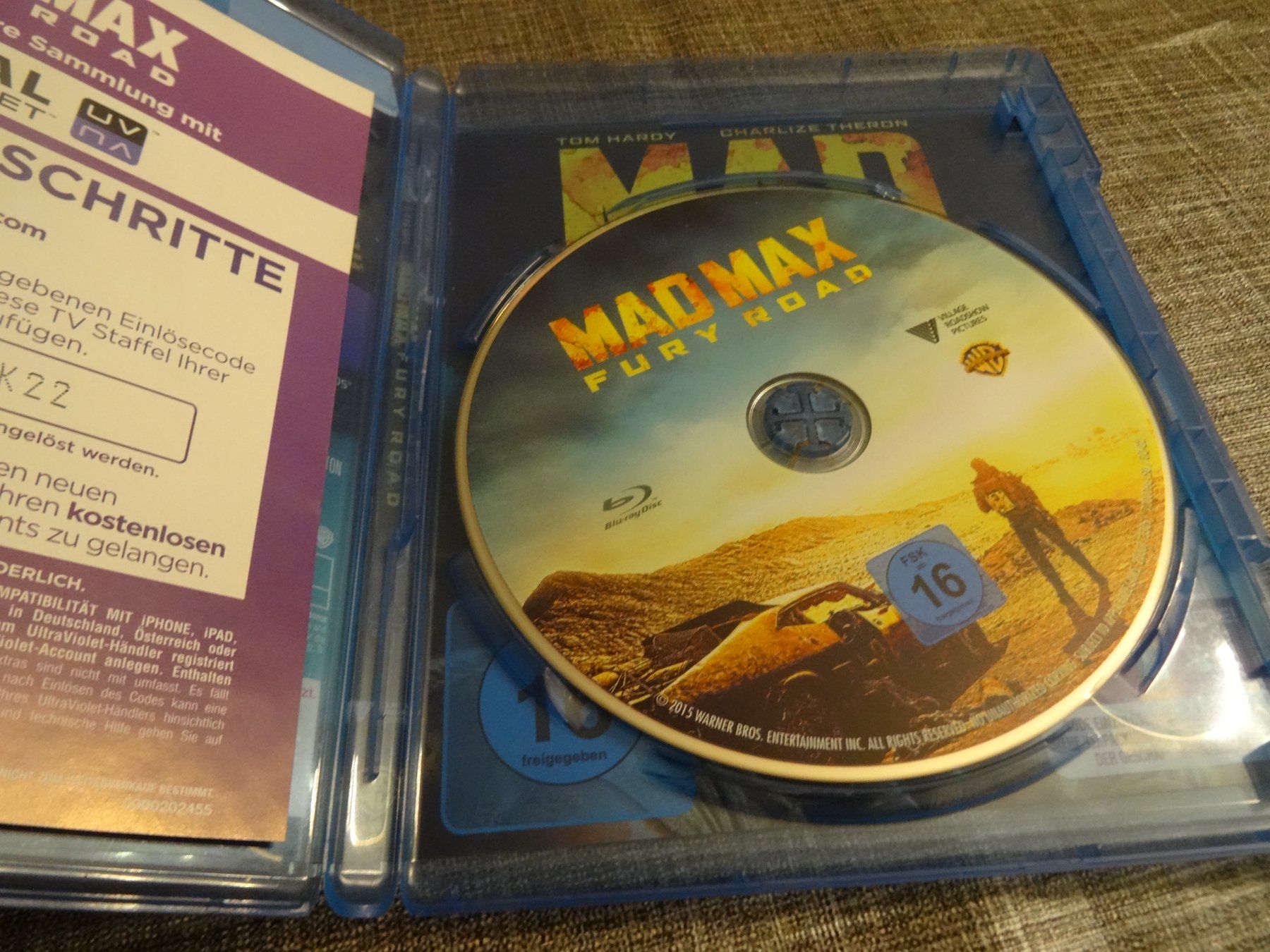 Tutti i DVDs: Mad Max Fury Road Blu-ray – Usato da Olten venduto da Disc-Verkauf 1