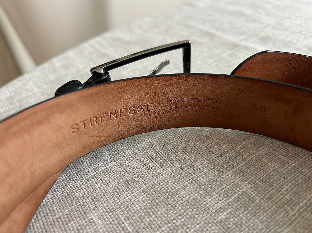 Cinture: Gürtel Strenesse 90 cm schwarz , Leder – Usato da Niederglatt ZH venduto da Julia_4 2