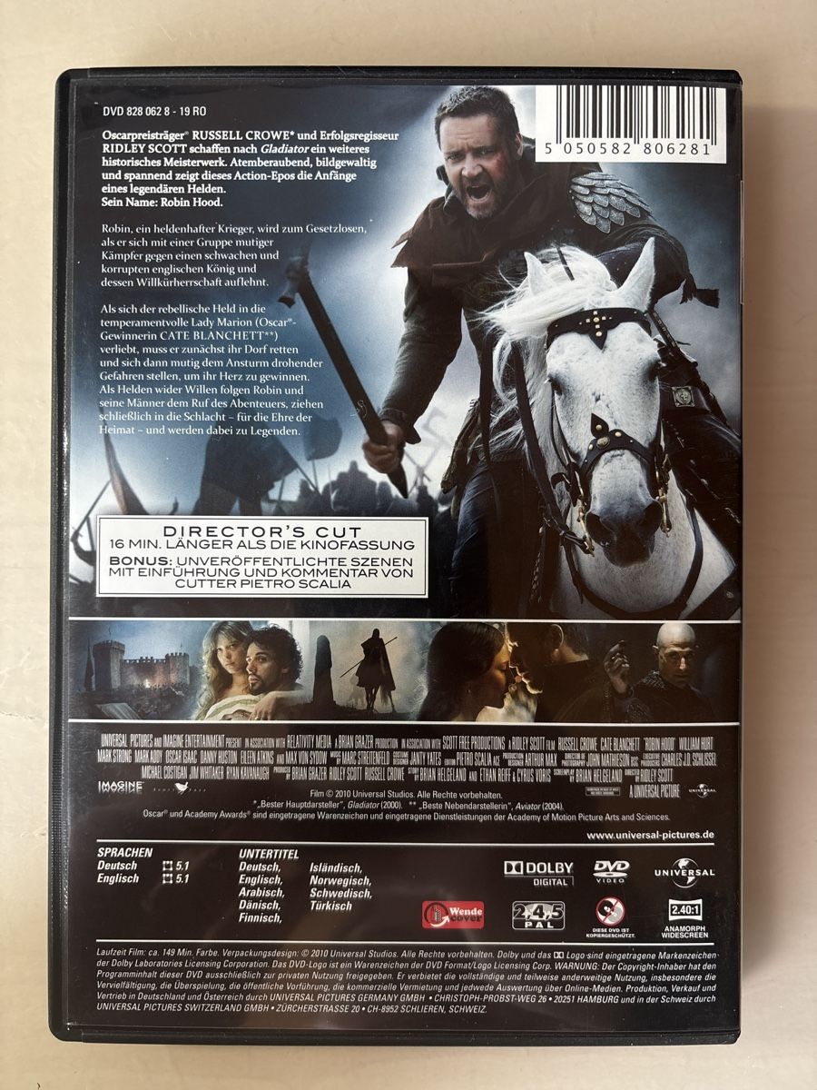 Alle DVDs: Robin Hood – Gebraucht aus Ruswil von Slivio_ 1