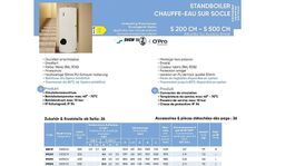 Chauffe-eau éléctrique sur socle 300L